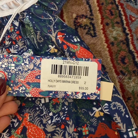 NWT Roller Rabbit Holly Days Marina Dress - Picture 3 of 4